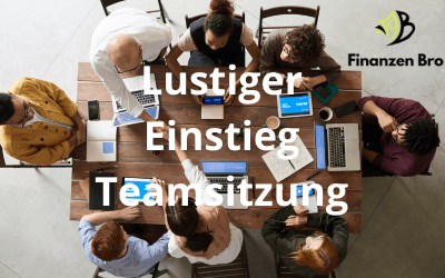 Lustiger Einstieg Teamsitzung Beitragsbild