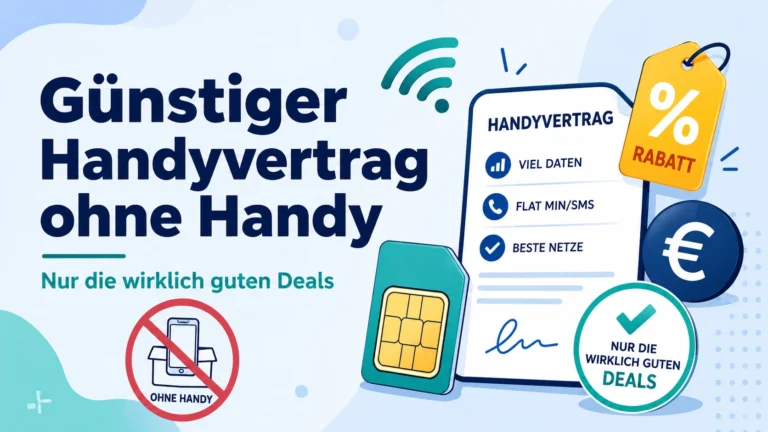 Günstiger Handyvertrag ohne Handy