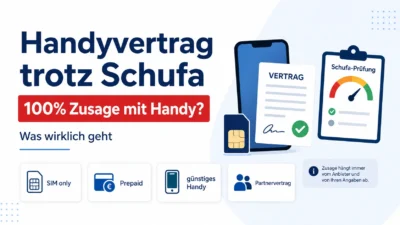 Handyvertrag trotz Schufa 100% Zusage mit Handy