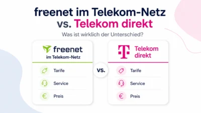 freenet im Telekom-Netz vs. Telekom direkt