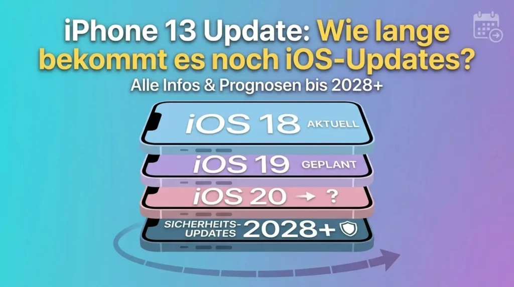 iPhone 13 Update Wie lange bekommt es noch iOS-Updates?