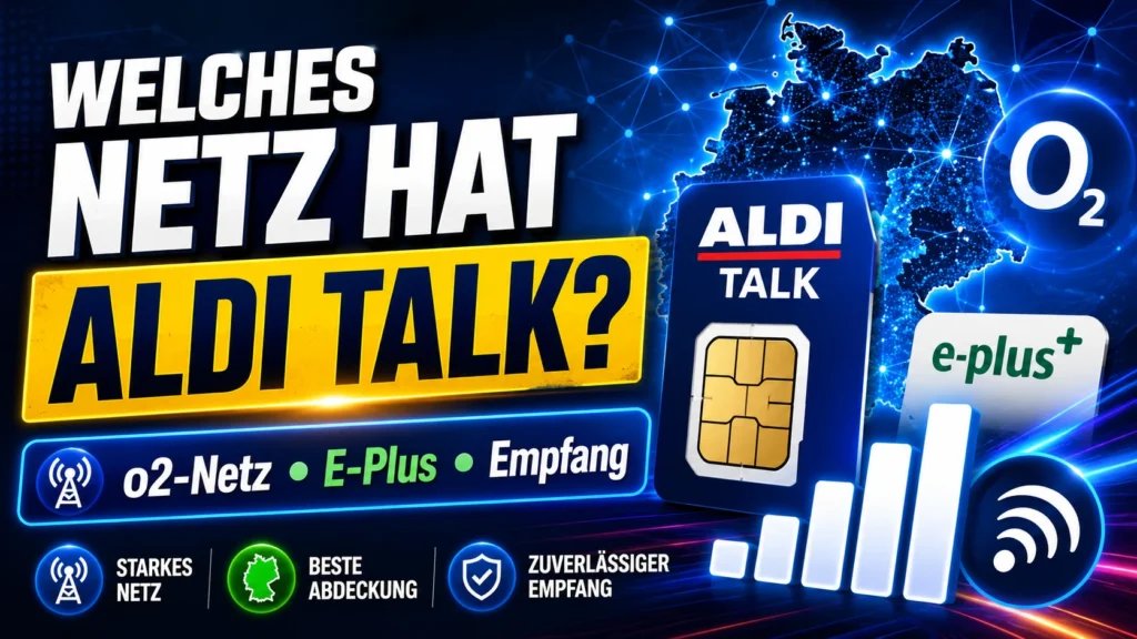 Welches Netz hat ALDI TALK?