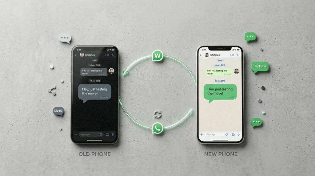 WhatsApp auf neues Handy übertragen Beitragsbild